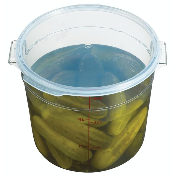 Cambro Camwear 6 qt. Polycarbonate Clear Container RFSCW6135